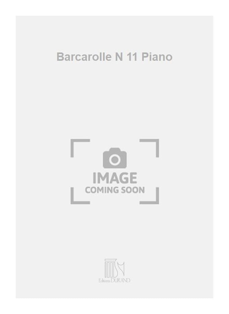 Barcarolle N 11 Piano